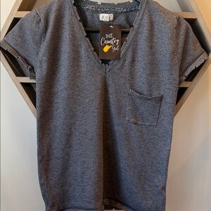 POL Gray Short Sleeve Tee